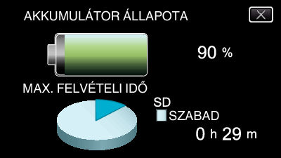 C4B5 remaining battery power